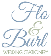 Flo and Burt Wedding Stationery