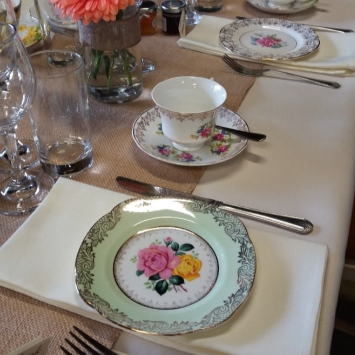 Darcie and Ruby Vintage China Hire