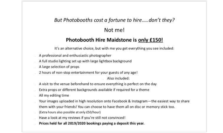 Photobooth Hire Maidstone